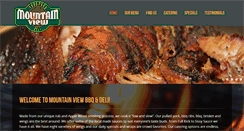 Desktop Screenshot of mtnviewbbq.com